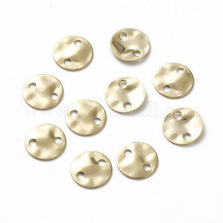 Brass Connector Charms KK-WH0063-06G-1