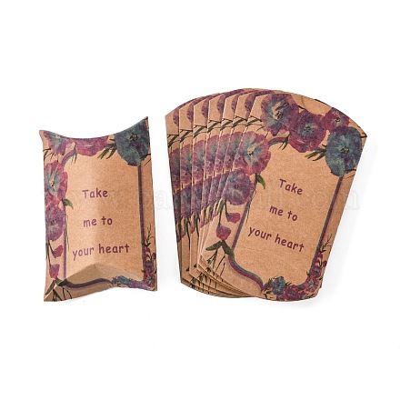 Scatole regalo di cuscini di carta CON-J002-S-12A-1