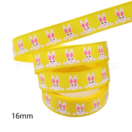 Polyester-Ripsbänder mit Osterthema&nbsp;EAER-PW0001-209C-1