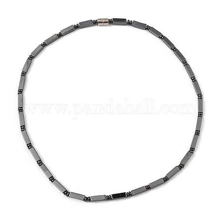 Rechteckige Halsketten aus synthetischen NJEW-E097-02-1