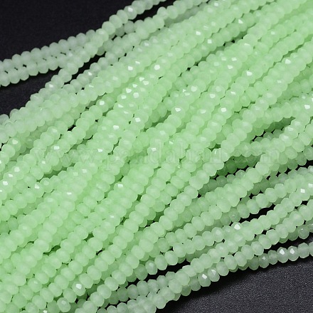 Chapelets de perles en rondelles facettées en verre X-GLAA-M028-2mm-B05-1