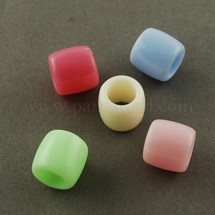Imitation Jelly Acrylic Beads JACR-Q011-M-1