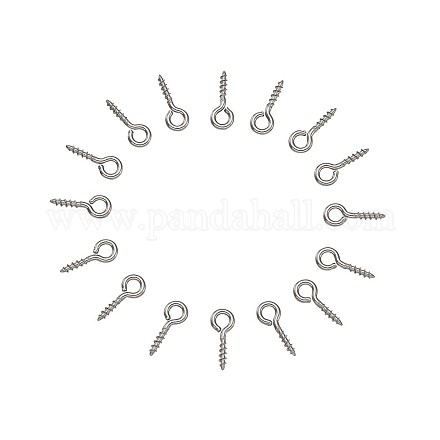 304 Stainless Steel Screw Eye Pin Peg Bails STAS-TA0002-10P-1