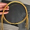 10Pcs PP Plastic Mizuhiki Cords, for Japanese Decorate Envelopes, Cards, Gold, 35.43 inch(90cm)