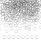 UNICRAFTALE About 500Pcs 10mm Jump Rings 18 Gauge Stainless Steel Open Jump Rings Round Jump Rings Jewelry Accessories for DIY Bracelet Earring Jewelry Making, Necklace Repair