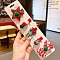 Christmas Theme Cloth Felt Fabric Alligator Hair Clip, with Alloy Clip, Mixed Color, 47x46x16.5mm