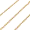 Brass Ball Chains, with Enamel, Soldered, with Spool, Real 18K Gold PlatedPlated, Pink, 2.5x2mm