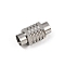 304 Stainless Steel Magnetic Clasps, Column, Stainless Steel Color, 19.5x11.5x10mm, Hole: 6.5mm