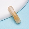 Natural Topaz Jade Curved Rectangle Links, Bridge Connector Charms, 35mm