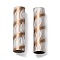Rack Plating Aluminum Beads, Long-Lasting Plated, Column, 29x8mm