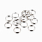 Iron Split Key Ring, Nickel Free, Platinum, 30x3mm, Inner Diameter: 26mm