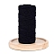 2-Ply Round Cotton Cord, for DIY Craft, Black, 2mm, about 164.04 Yards(150m)/Roll