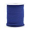 Nylon Threads, Milan Cords/Twisted Cords, Medium Blue, 3mm, about 21.87 yards(20m)/roll