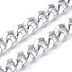 Cadenas de aluminio facetadas con corte de diamante CHA-N003-20S-1