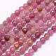 Natural Ruby/Red Corundum Beads Strands G-F509-16-3mm-1