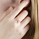 Real Rose Gold Plated RJEW-AA00434-06RG-7