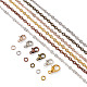 Kits de conjunto de joyas de cadena de latón craftdady diy DIY-CD0001-08-3