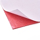 EVAシート発泡紙  接着剤付き  長方形  レッド  30x21x0.1cm X-AJEW-WH0104-79D-2