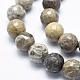 Fossiles naturelle perles de corail brins G-K256-11-10mm-3