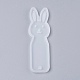 Moules de marque-page lapin en silicone DIY-P001-04A-2