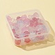 64 pièces 8 couleurs galvanoplastie transparente et cuisson des perles de verre peintes GLAA-FS0001-37-5