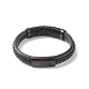 Leather Cord Bracelets BJEW-E345-09B-1
