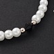 Glass Pearl Anklets AJEW-AN00060-04-2