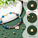 PandaHall Elite 600Pcs 5 Style Brass Beads KK-PH0005-63-4