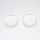 Fabrication de bracelets manchette en laiton et cabochons en verre transparent dôme/demi-rond DIY-X0217-4