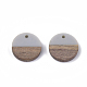 Resin & Walnut Wood Pendants RESI-S358-02C-11-2