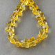 Transparent Glass Beads Strands GLAA-R047-3