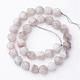 Natural White Agate Bead Strands G-F332-20-2