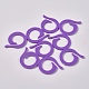 Plastic Counting Split Ring DIY-WH0152-24B-03-2