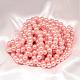 Round Shell Pearl Bead Strands BSHE-L011-8mm-A012-2
