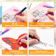 CRASPIRE 12PCS Weeding Pen Craft Pin Pen Weeding Tools with Scrapers Stainless Steel Hooks for Vinyl Air Release Weeding Tools Glitter Pin Pen for Bubble Removal DIY Craft Project AJEW-CP0005-07-4