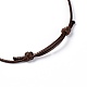 Ожерелья с подвесками из полиэстера NJEW-JN02328-01-3