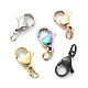 5Pcs 5 Colors 304 Stainless Steel Lobster Claw Clasps STAS-YW0001-53-2