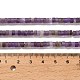 Natürlichen Amethyst Perlen Stränge&nbsp;G-P575-B38-4x2mm-5