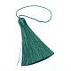 Gros pendentifs pompon de cordon en polyester X-OCOR-R064-13-1