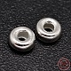 Rondelle 925 Sterling Silver Spacer Beads STER-F019-01B-1