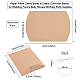 Коробки конфет бумажной подушки & резинки для волос эластичного шнура CON-BC0006-78-2