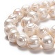 Brins de perles de culture d'eau douce naturelles PEAR-L033-93-2