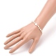 Armbänder mit natürlichen Perlenstretchperlen BJEW-JB05726-03-3