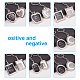 Pandahall Elite Mini-Fotorahmen-Schlüsselanhänger aus Legierung KEYC-PH0001-17-5