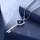 Классическое ожерелье из стерлингового серебра 925 шт. NJEW-BB30724-A-2