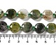 Natürliche grüne Linie Jaspis Perlenstränge G-NH0004-009-5