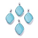 Synthetic Turquoise Pendants G-L497-06P-1