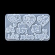 Moules en silicone pour pendentif cœur et mot amour SIMO-Q001-02D-4