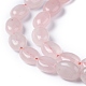 Fili di perline quarzo roso  naturale  G-Z006-A25-2