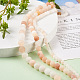 Yilisi 3 brins 3 brins de perles d'aventurine rose naturel style G-YS0001-13-5